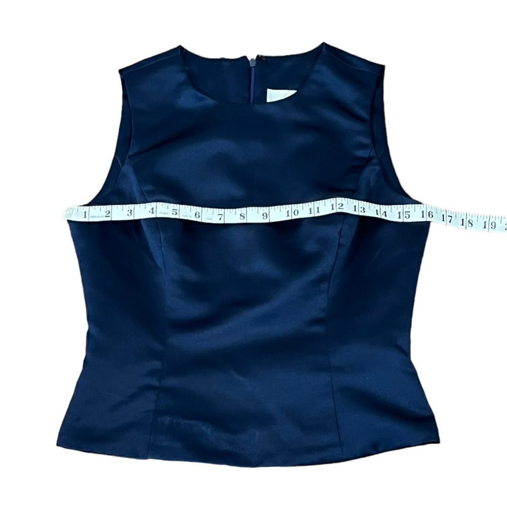 Vera Wang Women’s Navy Sleeveless Top, Size 8, NWOT - Picture 3 of 5